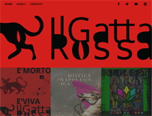 Tablet Screenshot of ilgattarossa.org